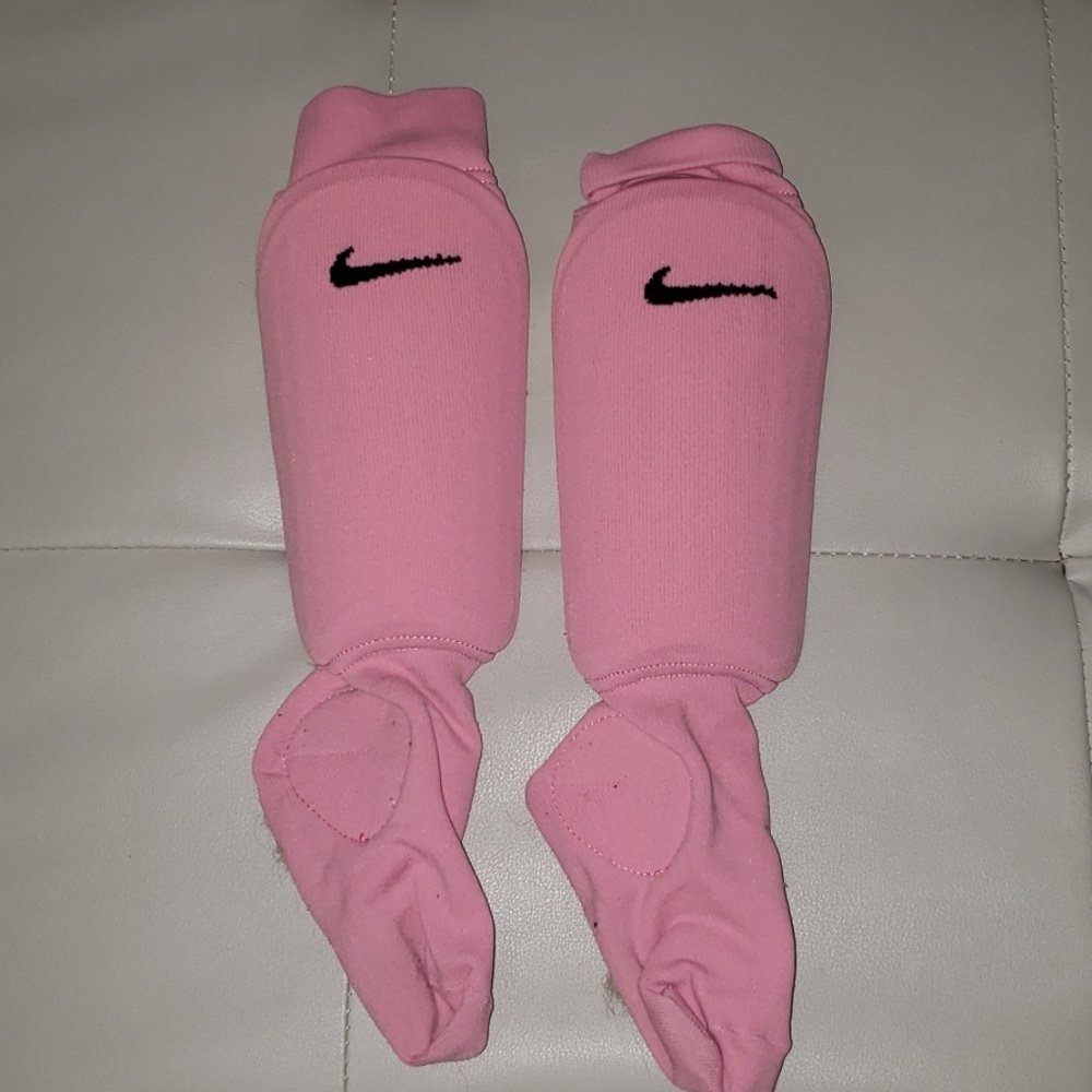 Nike Pink Kids Shin Guard Sock Sleeve